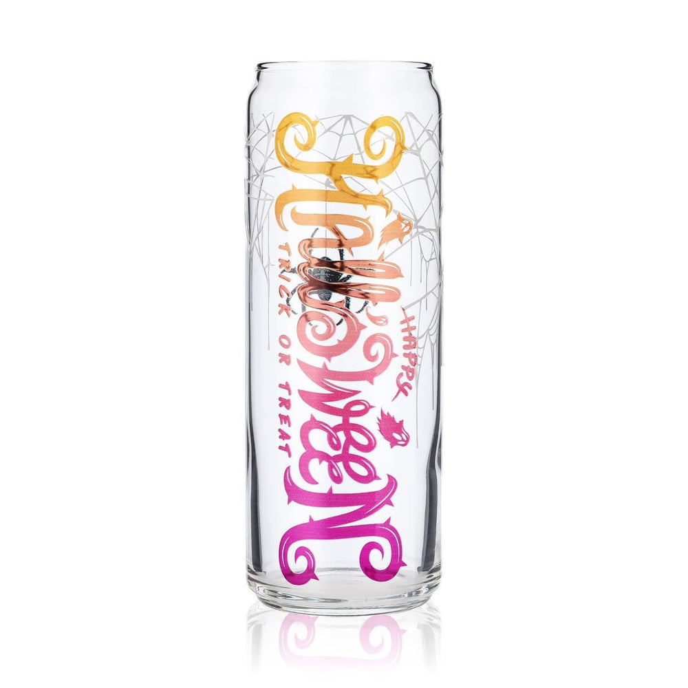 Bicchiere Sipply con motivo di Halloween Ragno come stampa UV Can Glass 370ml