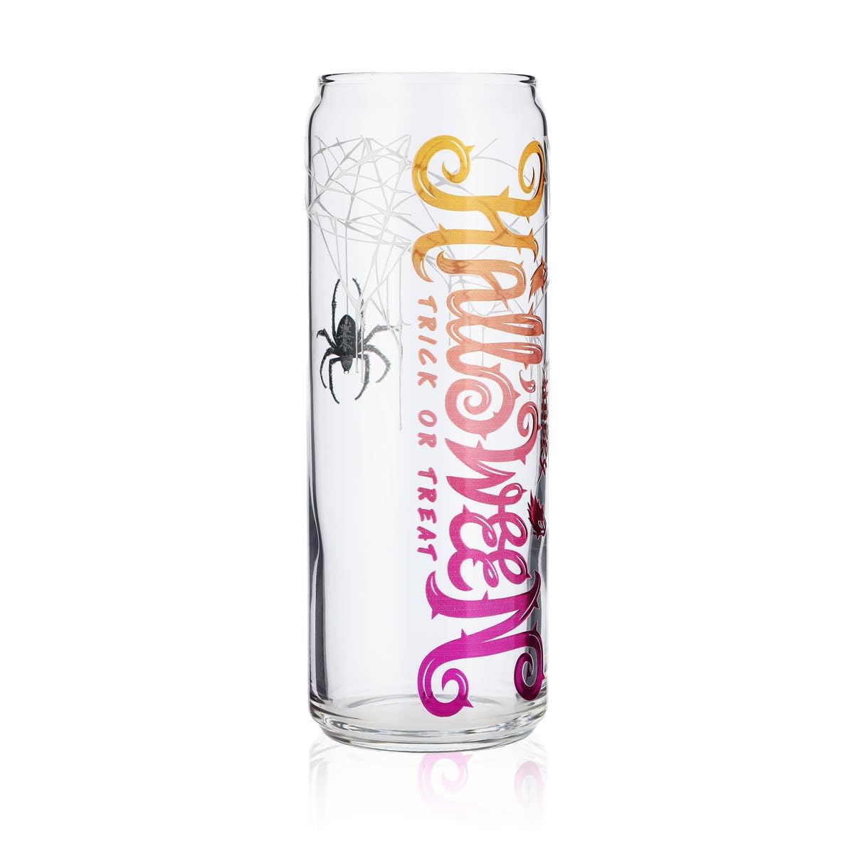 Bicchiere Sipply con motivo di Halloween Ragno come stampa UV Can Glass 370ml – Vista 2