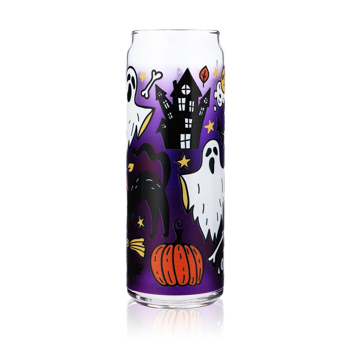 Sipply Bicchiere con motivo Halloween Spooky come stampa UV Can Glass 370ml – Vista 4