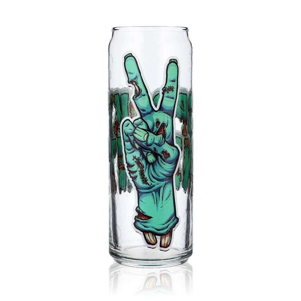 Sipply Bicchiere con motivo Halloween Zombie Hands stampa UV Can Glass 370ml