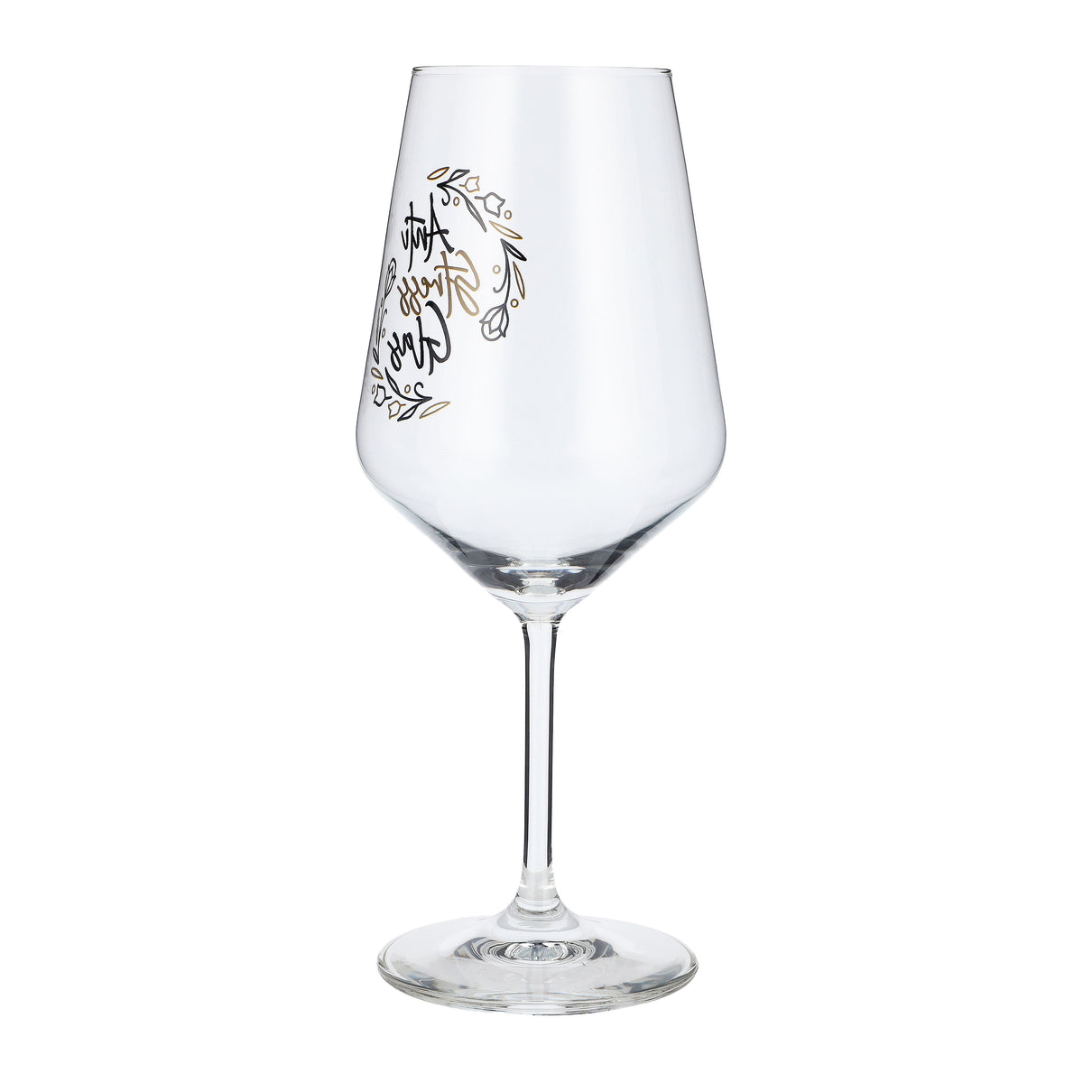 Bicchiere da vino Sipply con frase «Anti Stress», 0,5 l – Vista 7