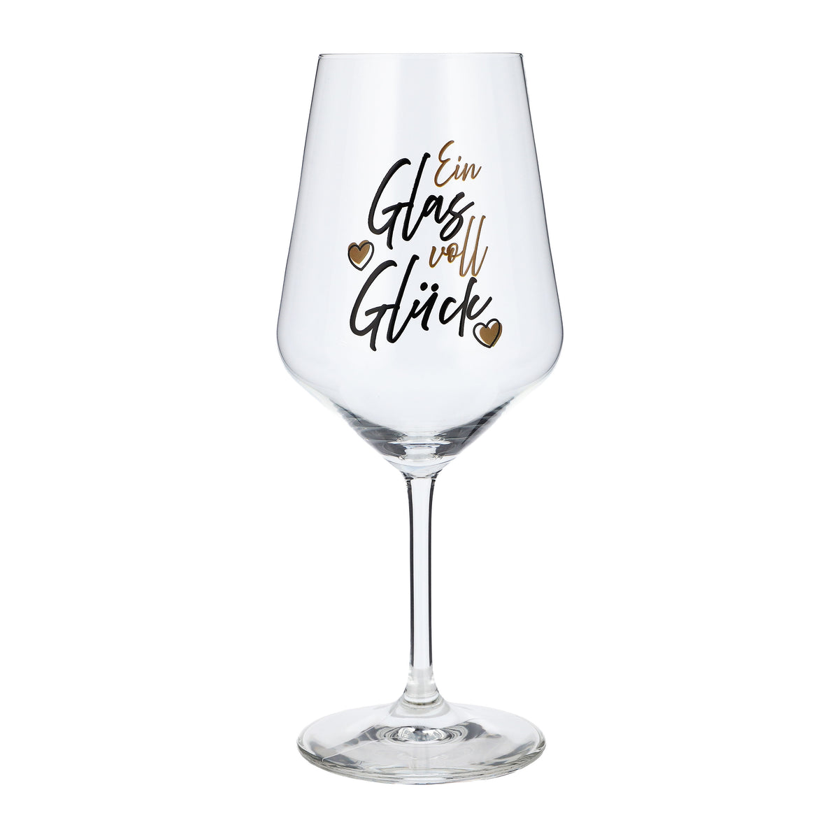 Bicchiere da vino Sipply con la scritta «Un bicchiere pieno di felicità», 0,5 l – Vista 2