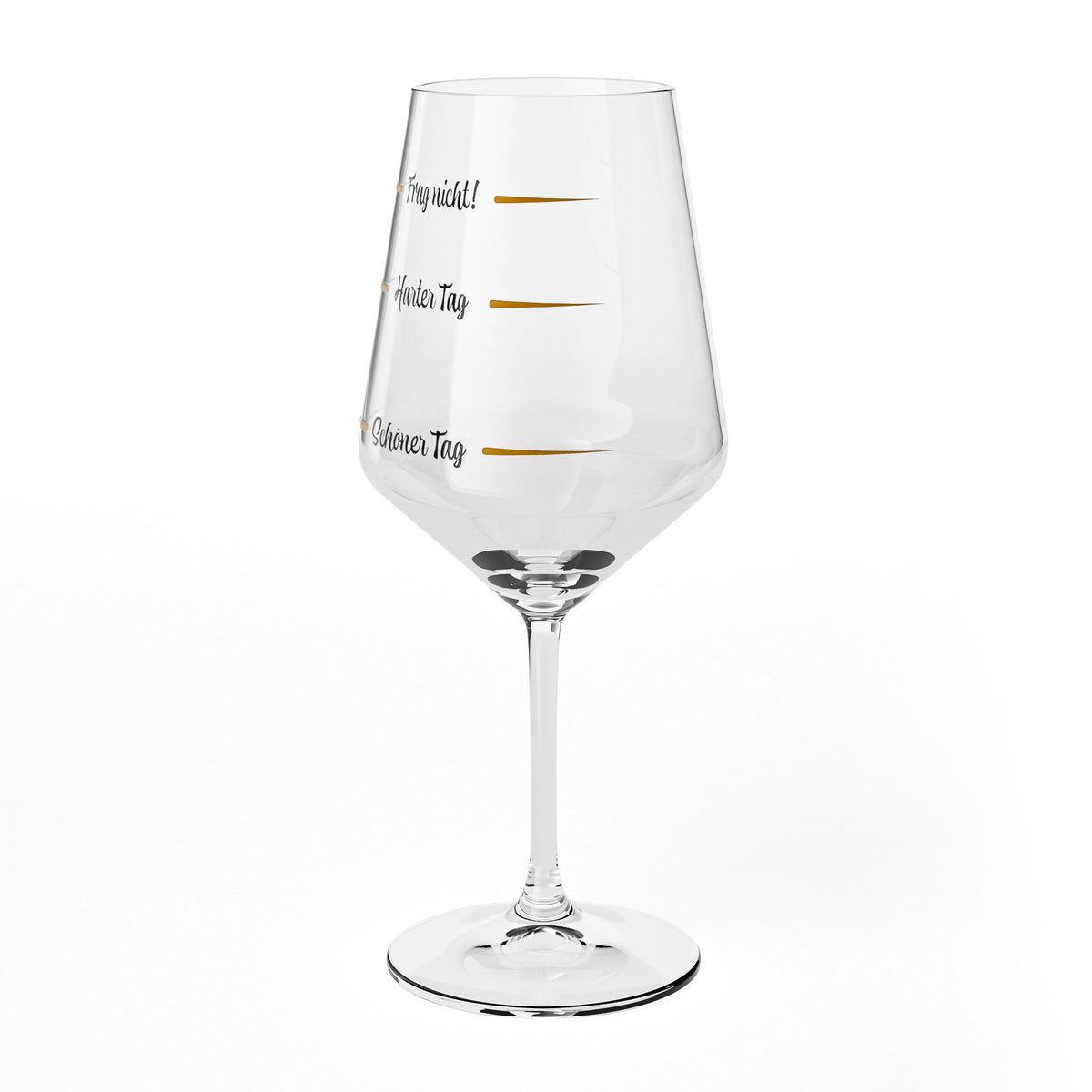 Bicchiere da vino Sipply con scritta «Non chiedere: brutta giornata, bella giornata» V2, 0,5 l – Vista 7