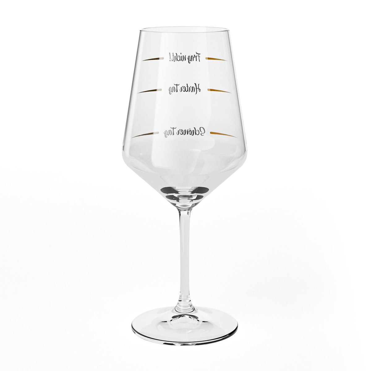Bicchiere da vino Sipply con scritta «Non chiedere: brutta giornata, bella giornata» V2, 0,5 l – Vista 8