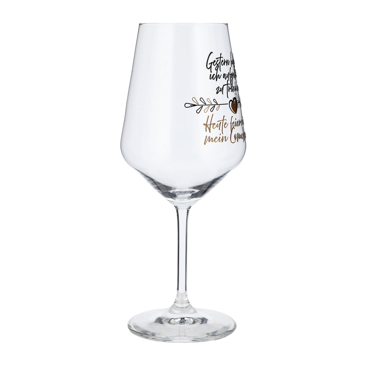 Bicchiere da vino Sipply con la scritta «Il mio grande ritorno!» 0,5 l – Vista 6
