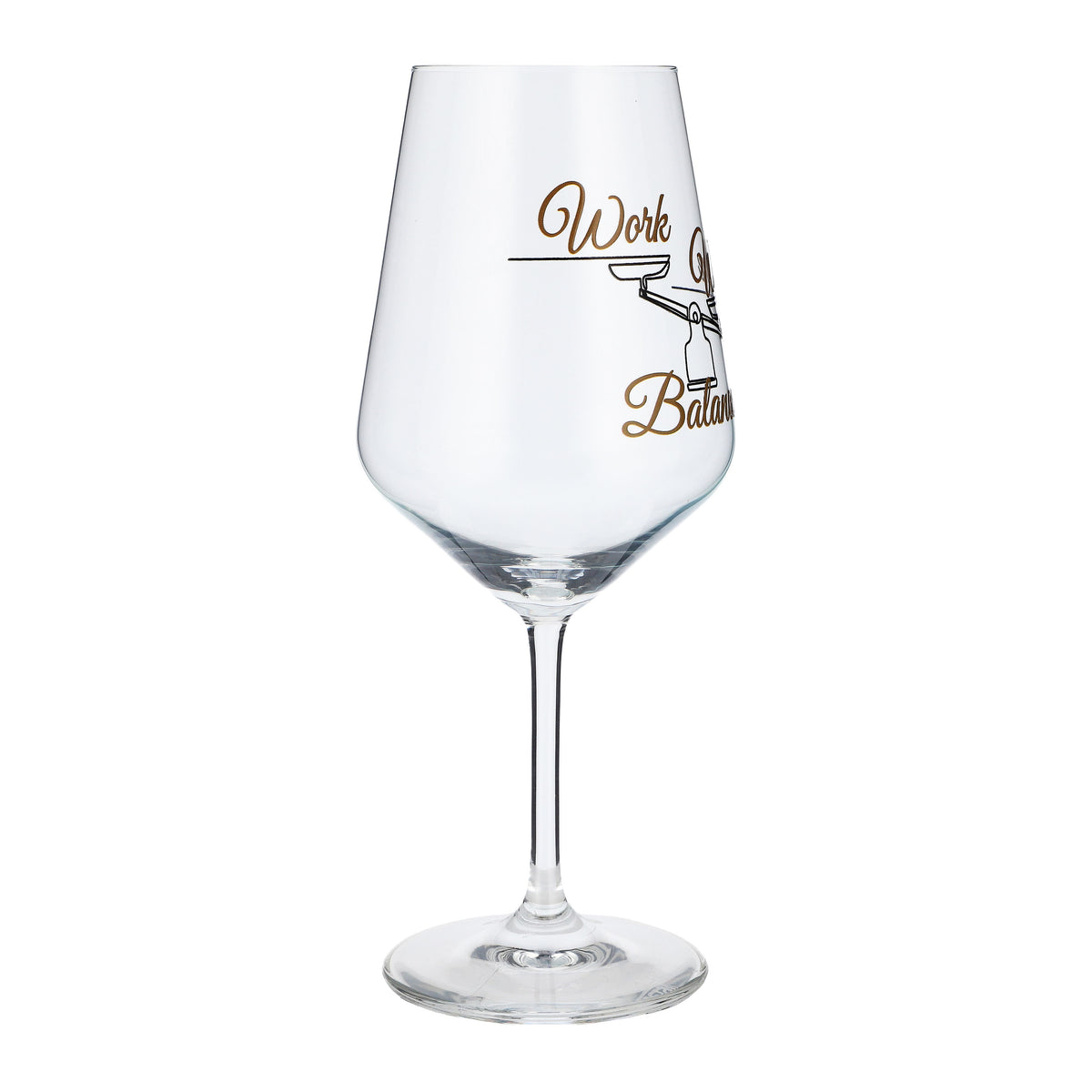 Bicchiere da vino Sipply con la scritta «Work Wine Balance», 0,5 l – Vista 6