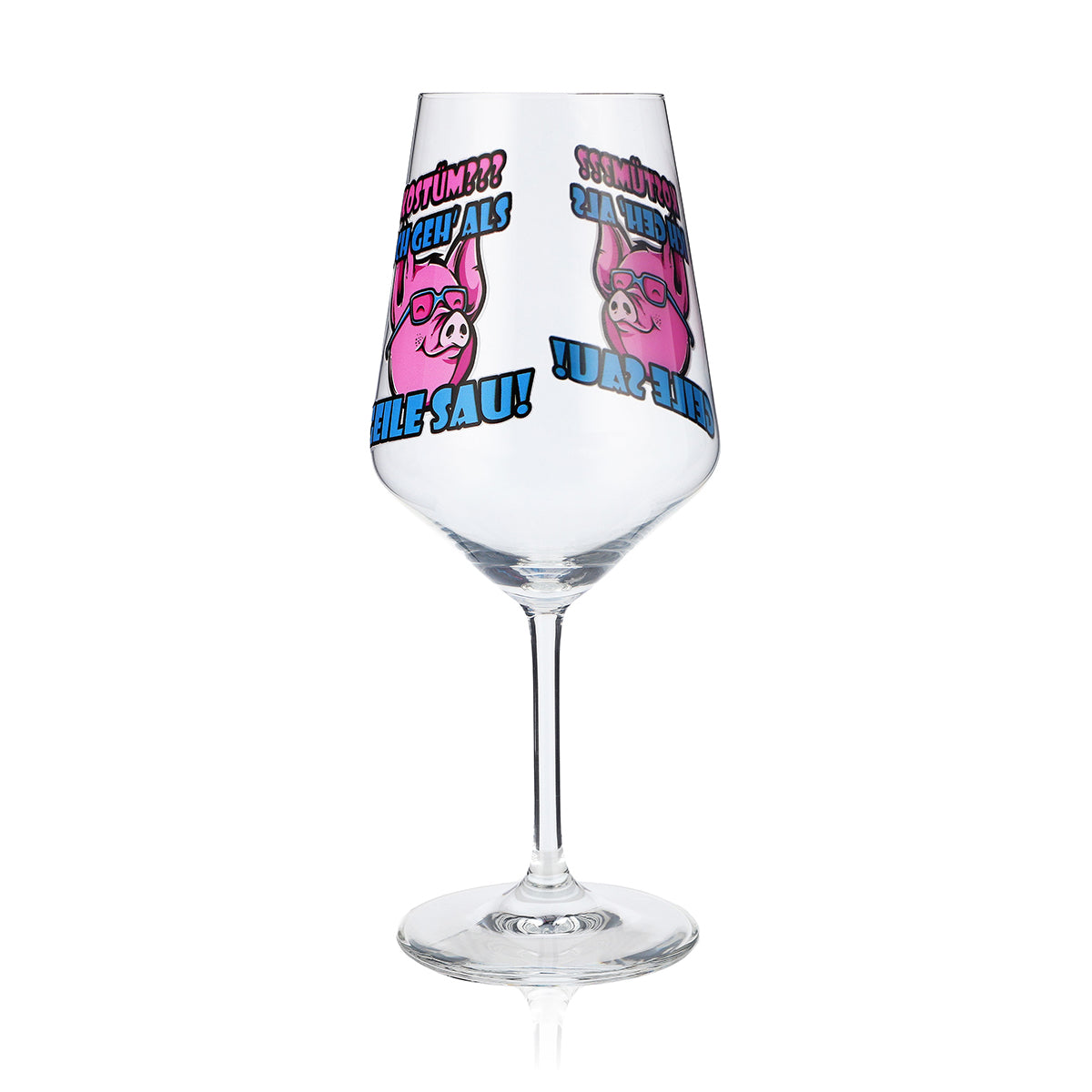 Bicchiere da vino Sipply per il carnevale "Geile Sau" 0,5 l – Vista 5