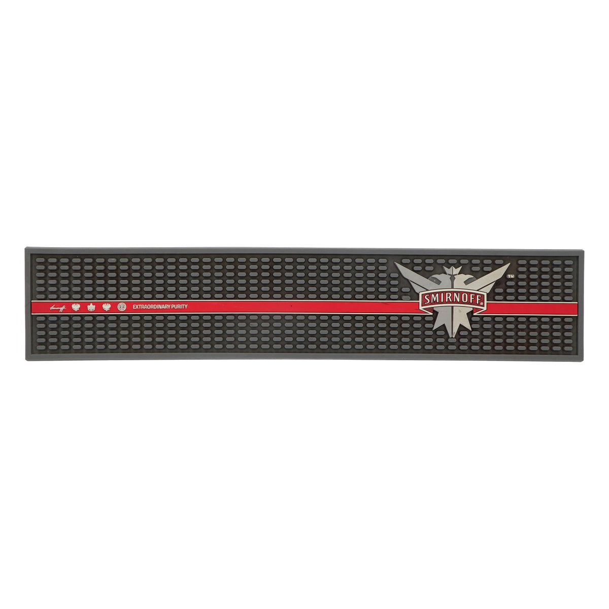Smirnoff Tappetino da bar Tappetino asciugamani Tappetino di servizio 50x10 cm Gommato Accessori da bar – Vista 2