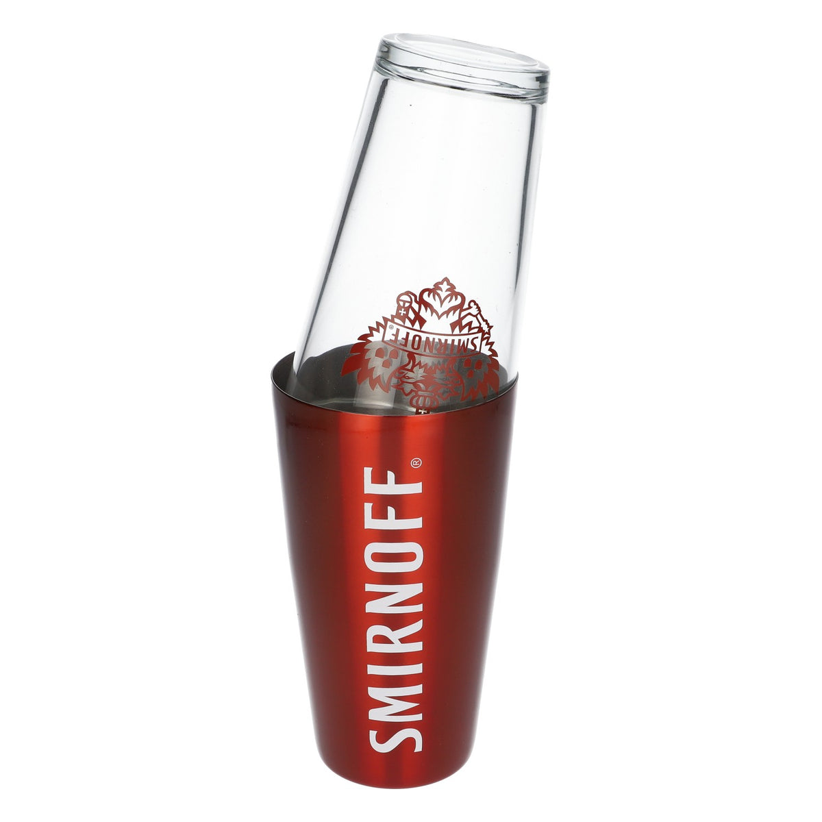 Smirnoff Boston Shaker in acciaio inox Accessori da bar Barman Mixology Cocktail