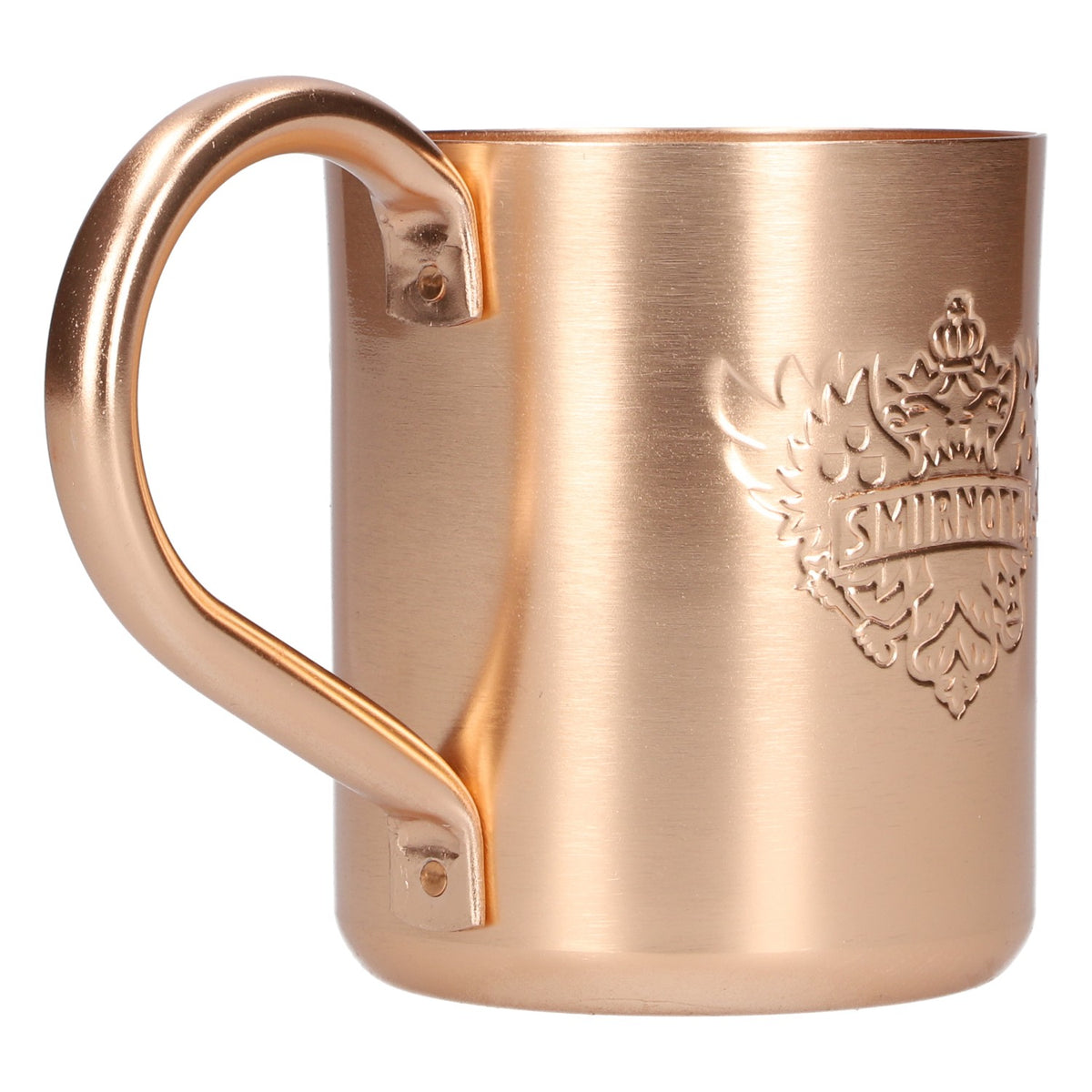 Smirnoff Bicchiere in rame Bicchiere con manico Bicchiere in vetro 0,5 l Tazza in bronzo Moscow Mule Brocca – Vista 2