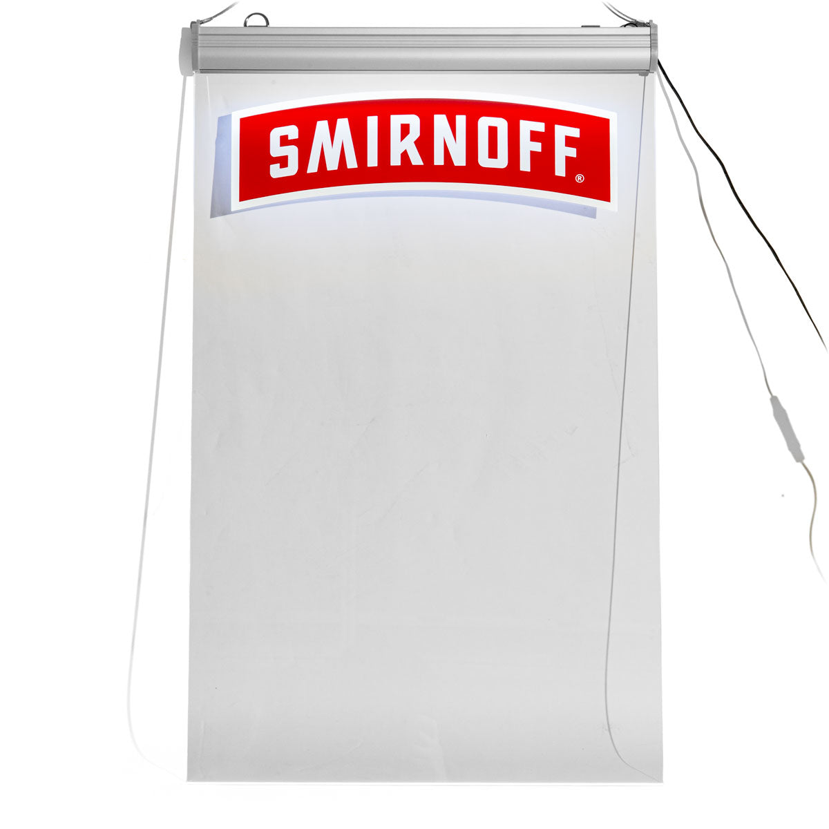 Smirnoff LED Menu Board Insegna luminosa Wall Sign Lavagna Lavagna menu – Vista 2