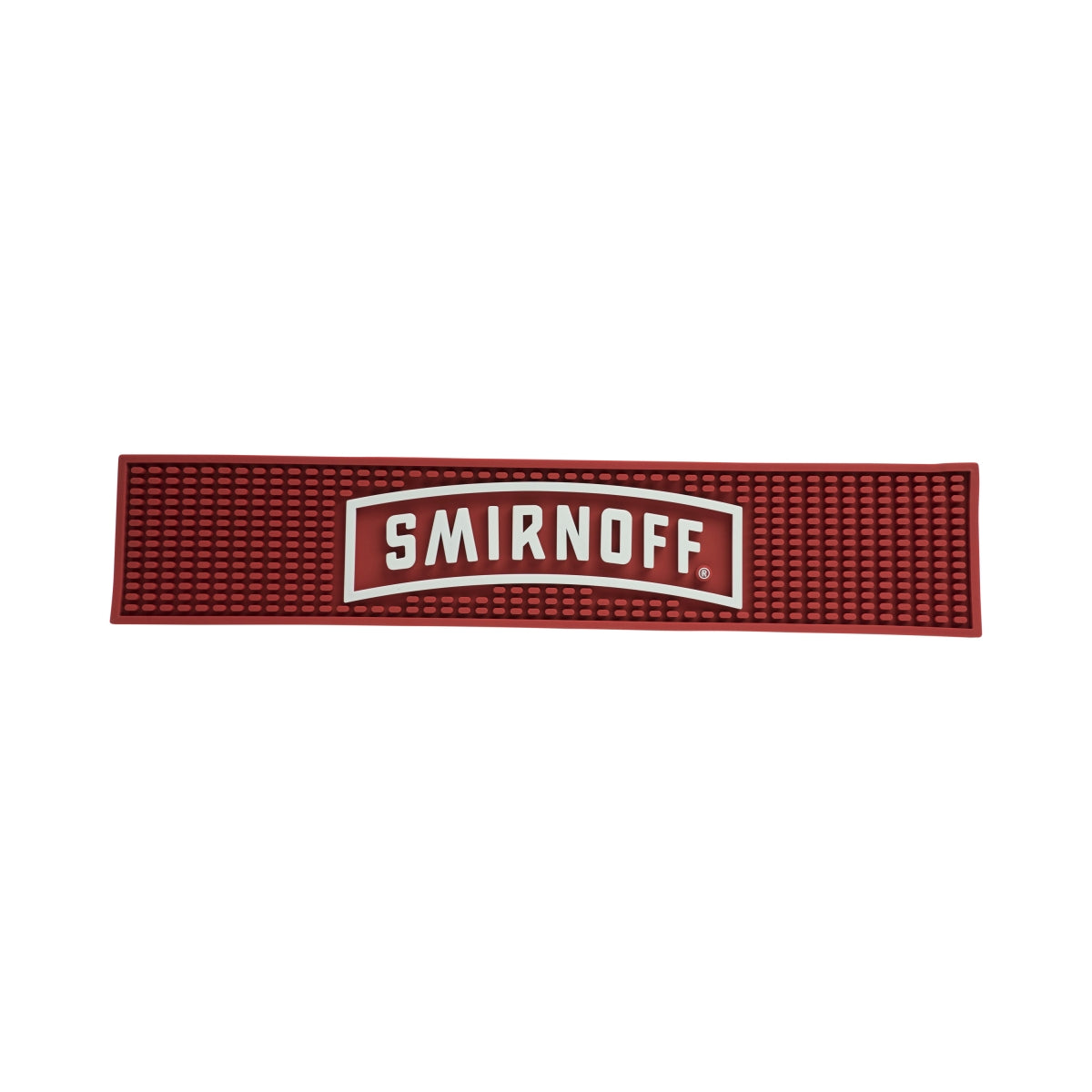 Smirnoff Vodka Tappetino da bar Tappetino sgocciolatoio Accessori da bar rosso