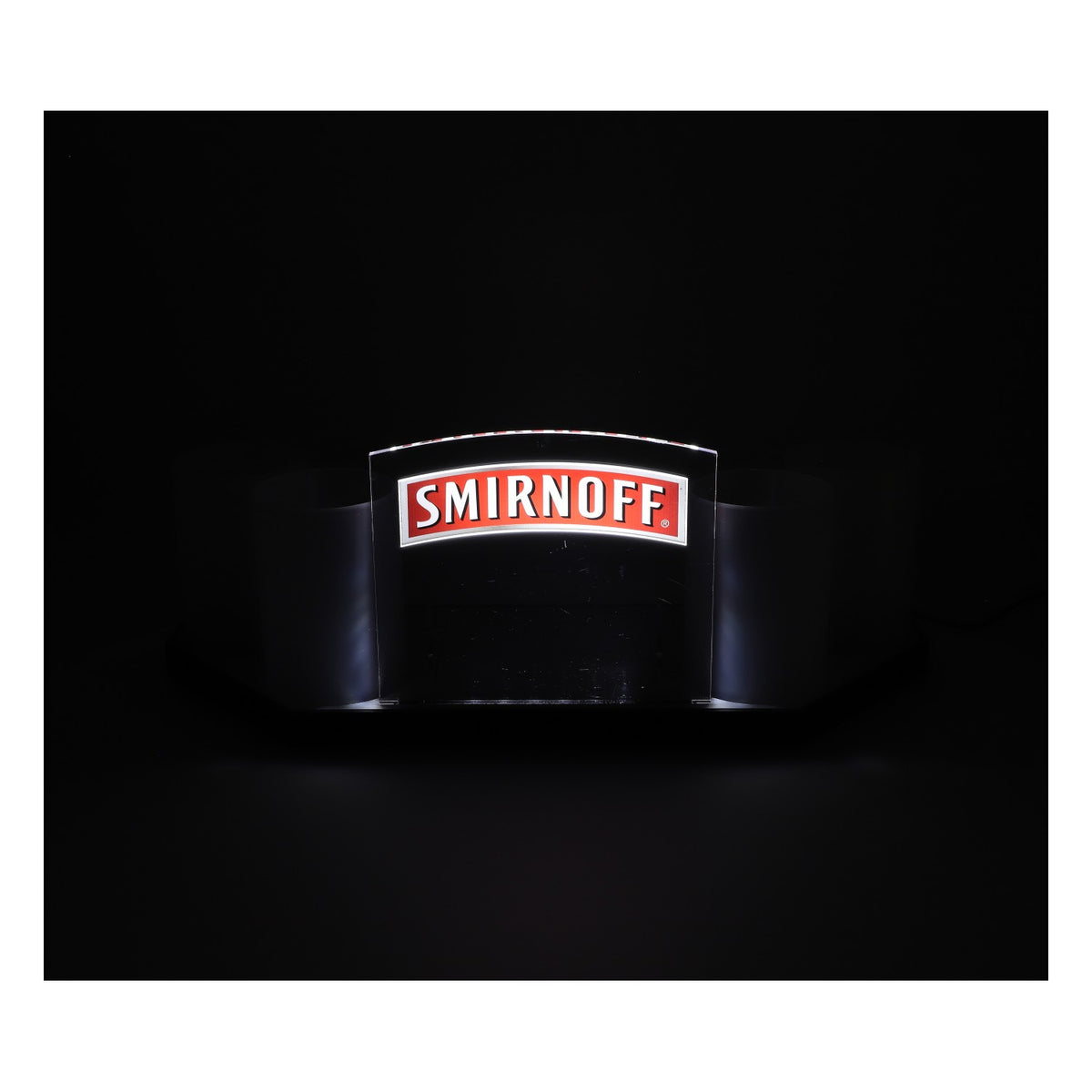 Smirnoff Vodka LED Barcaddy Accessori da bar Espositore con scritta rossa – Vista 6