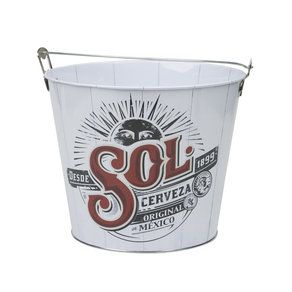 Sol Bier Raffredda birra Secchiello per cubetti di ghiaccio Contenitore da 5 litri Bottiglie Secchiello Ghiaccio Bevande – Vista 3