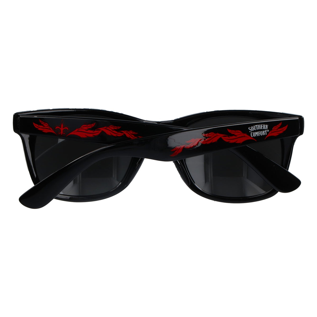 Occhiali da sole Southern Comfort Whiskey Occhiali da sole Nero Logo rosso – Vista 2