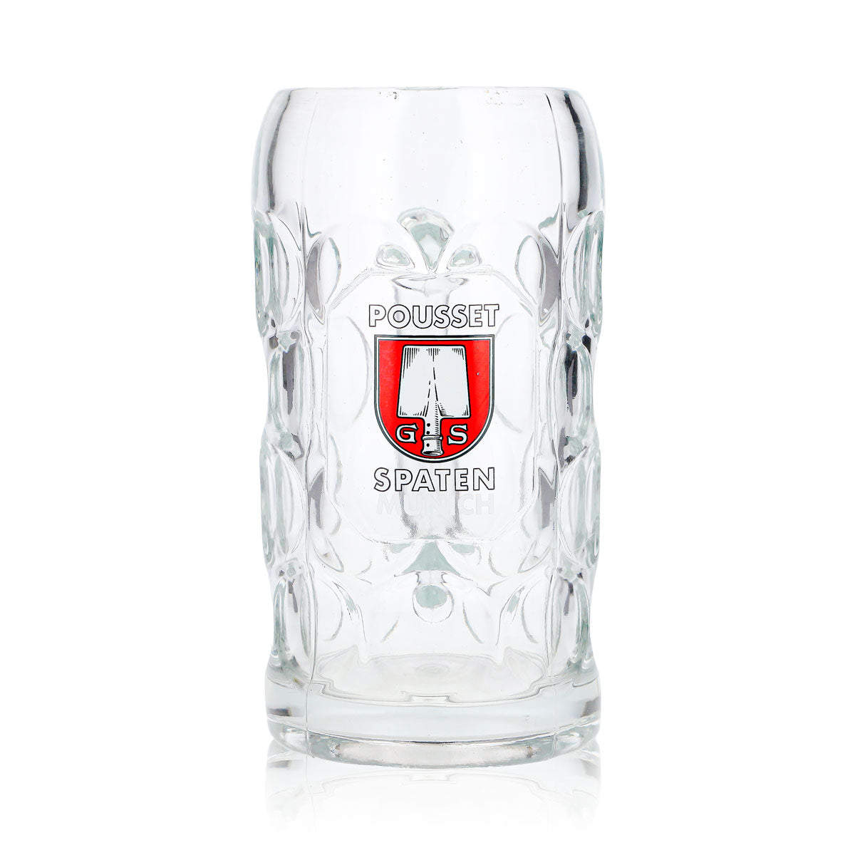 Bicchiere da birra Spaten, boccale da 1 l, boccale Pousset con rilievo di Monaco, boccale da birra Seidel, boccale Humpen – Vista 2