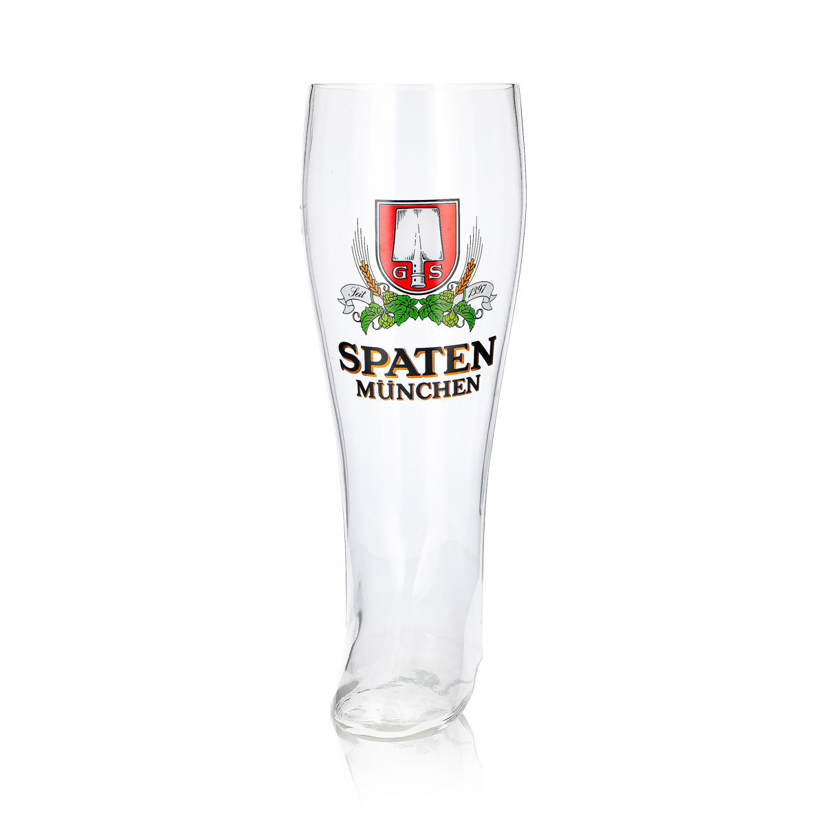 Bicchiere da birra Spaten da 2 litri "Stiefel" Monaco di Baviera Dal 1937 – Vista 2