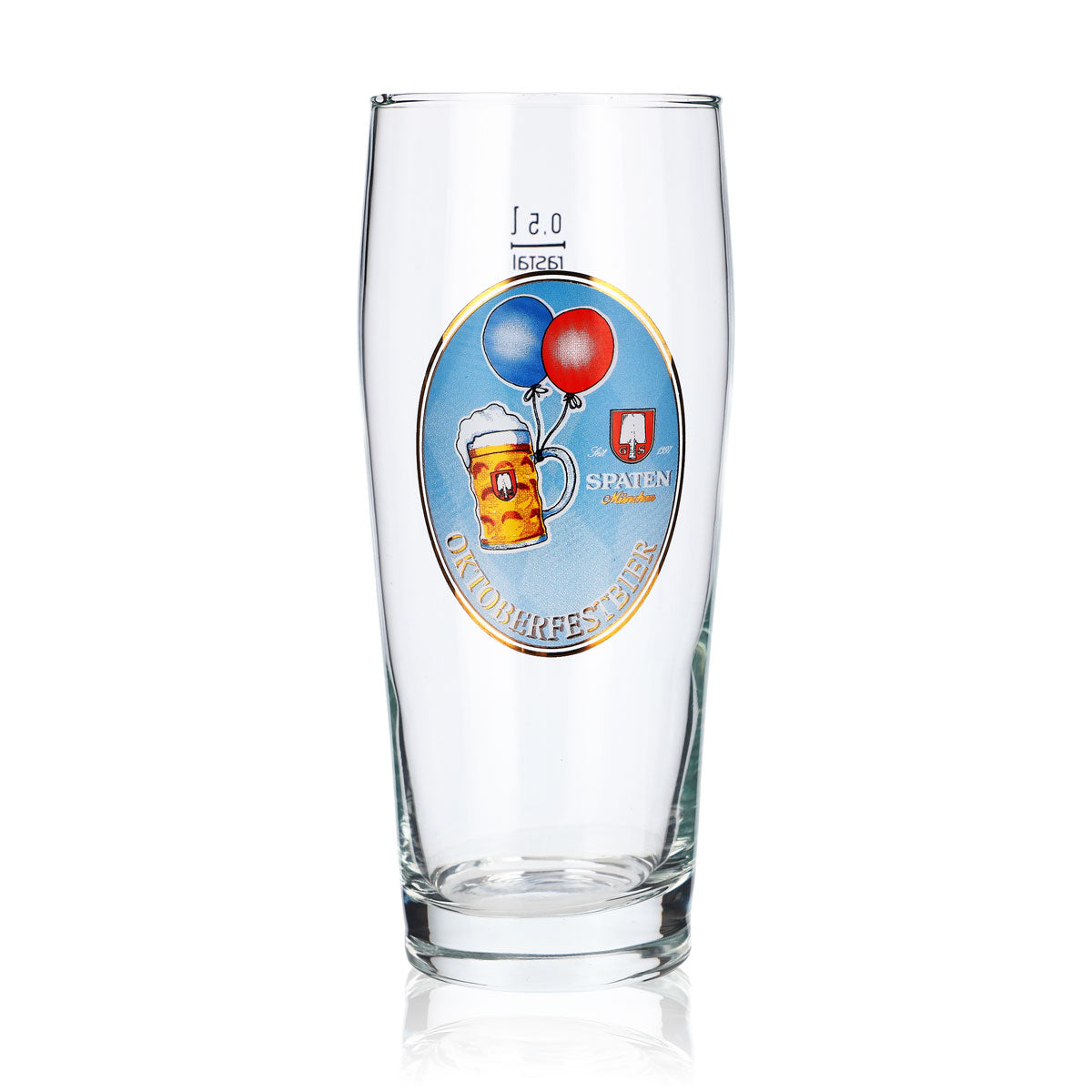 Bicchiere da birra Spaten, boccale Oktoberfest da 0,5 l, Rastal Ruhr, bicchiere da birra in cristallo, boccale da birra