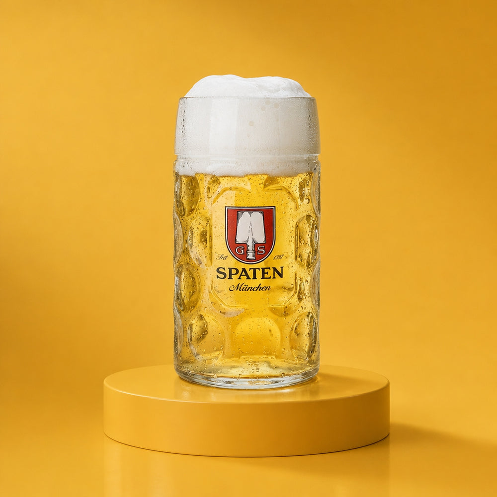 Boccale da birra Spaten Boccale da birra 1,0 l Bicchieri con manico Boccale da birra Seidel Festa popolare Baviera Birrificio