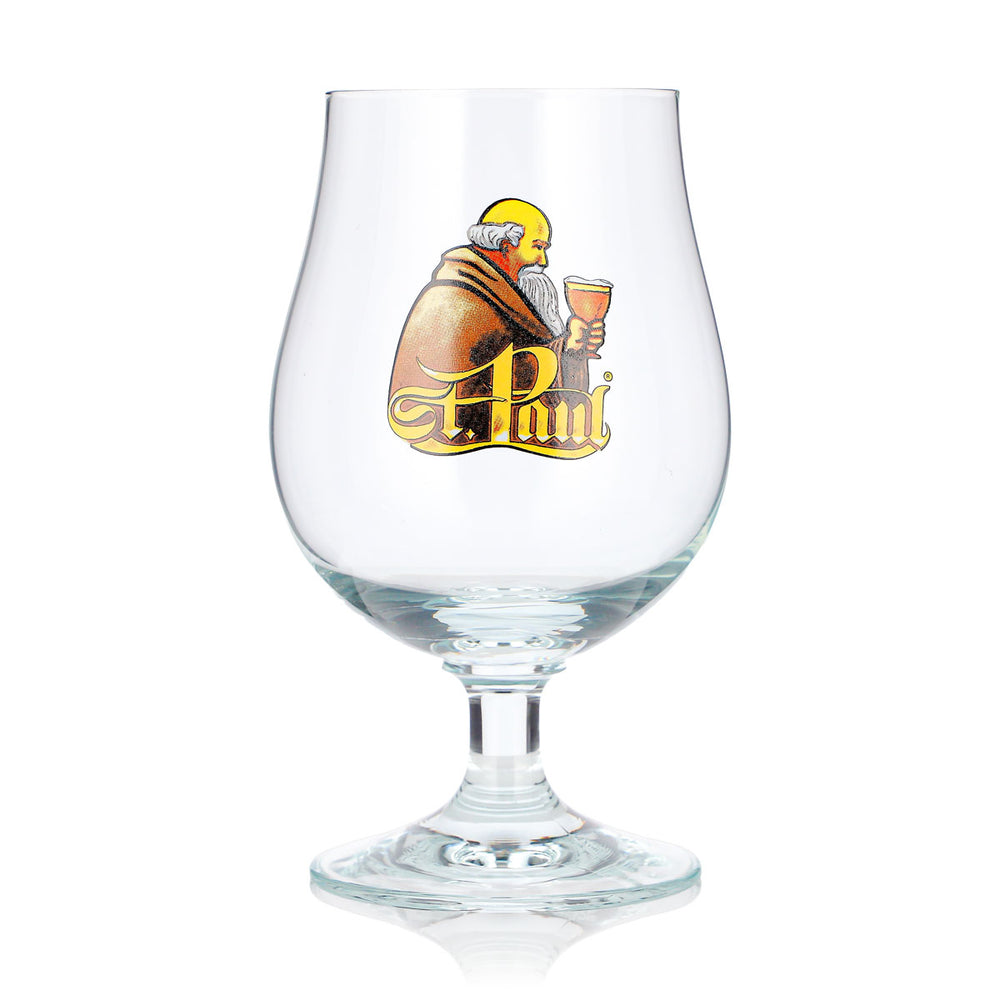 Bicchiere da birra St. Paul da 0,38 l, a forma di tulipano, con l'uomo giallo, Ritzenhoff, bicchiere da birra, bicchiere a coppa, per degustazione