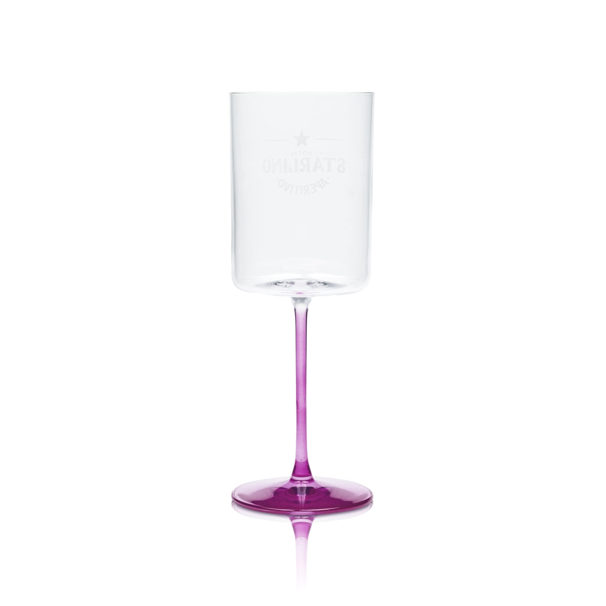 Starlino Aperitivo Bicchieri da cocktail a forma di palloncino con stelo rosa Hotel Longdrink – Vista 2