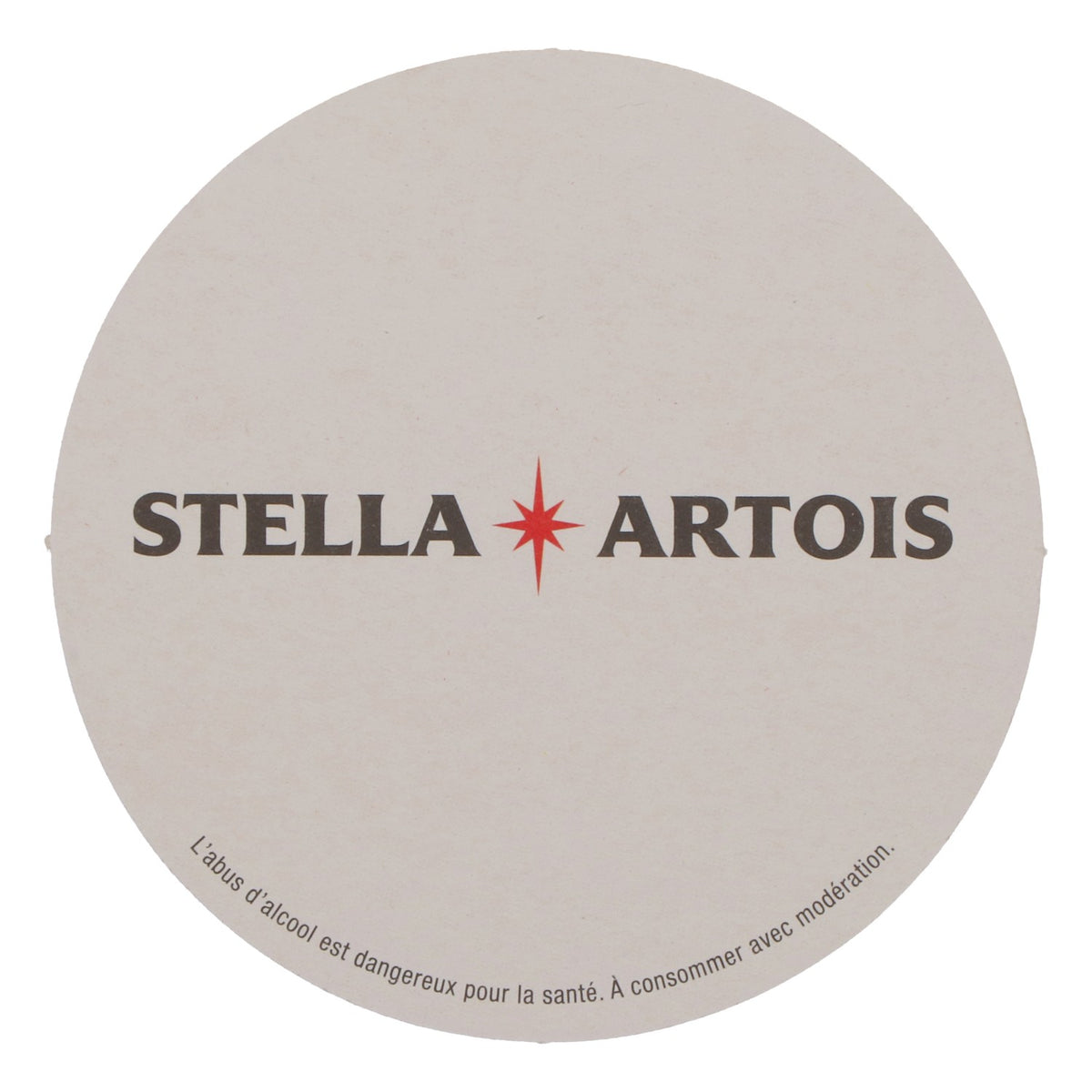 Stella Artois - Sottobicchiere per birra, diametro 10,5 cm, nuovo, in carta rossa – Vista 4