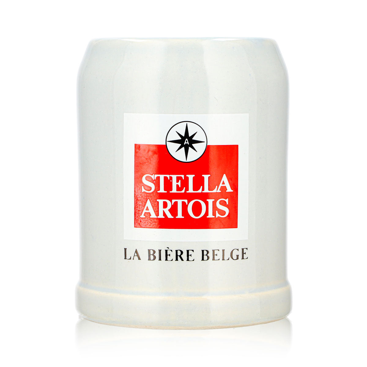 Bicchiere da birra Stella Artois da 0,5 l, boccale in terracotta con logo grande in terracotta – Vista 2