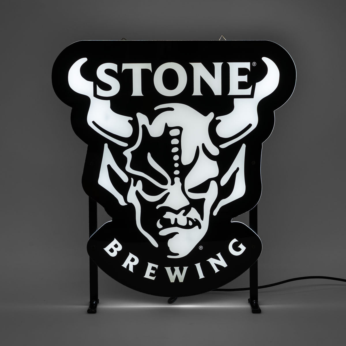 Insegna luminosa a LED Stone Brewing Bier, inclusa alimentazione, 38x41 cm