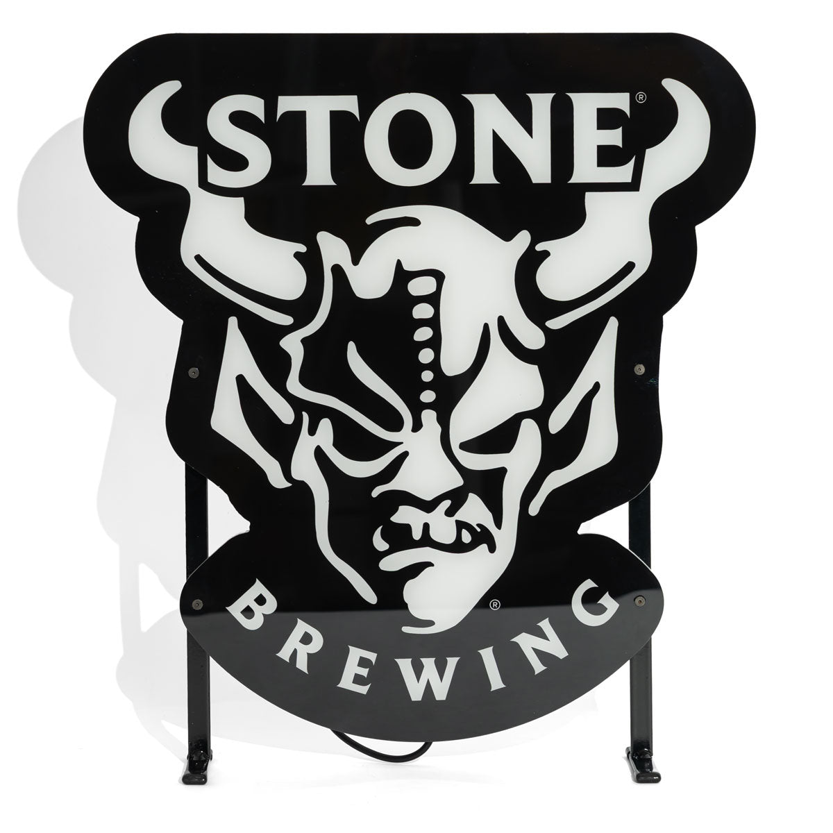 Insegna luminosa a LED Stone Brewing Bier, inclusa alimentazione, 38x41 cm – Vista 2