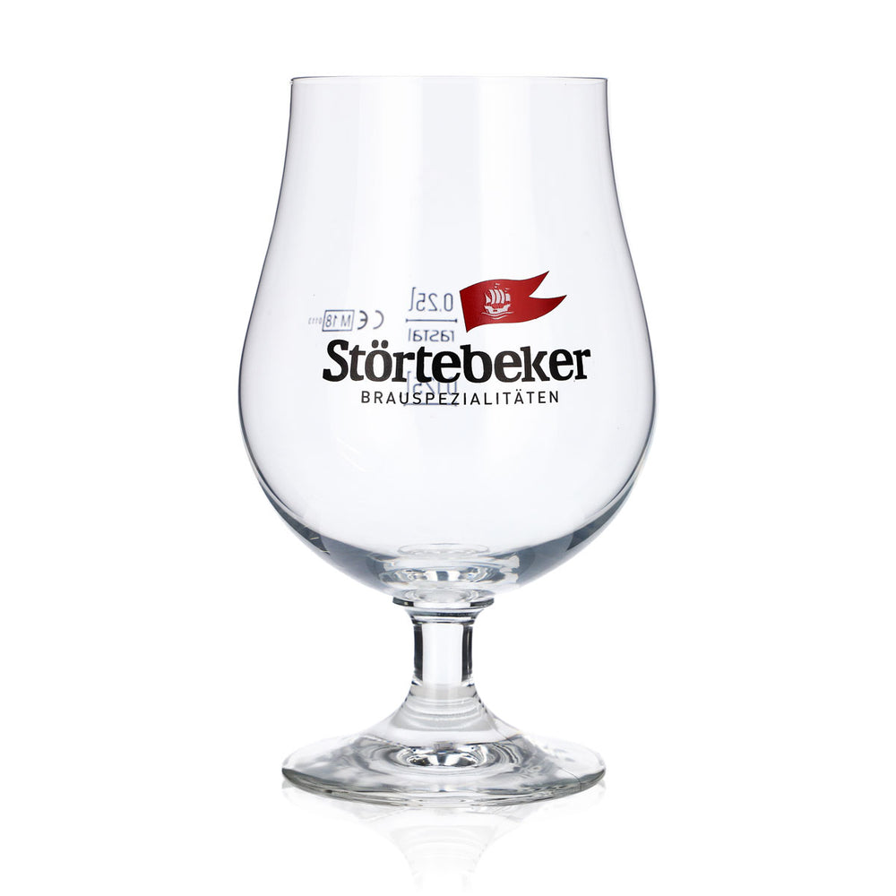 Bicchiere da 0,25 l Störtebeker – Bicchiere da degustazione Bicchiere panciuto con tacca di livello Craft Beer