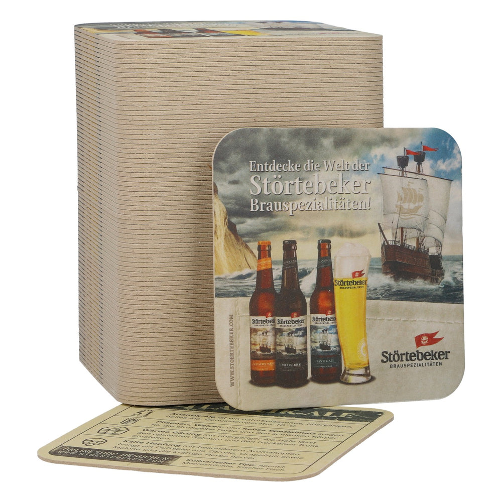 Sottobicchieri Störtebeker Atlantik-Ale, 100 pezzi, accessori da bar per birra, nuovi