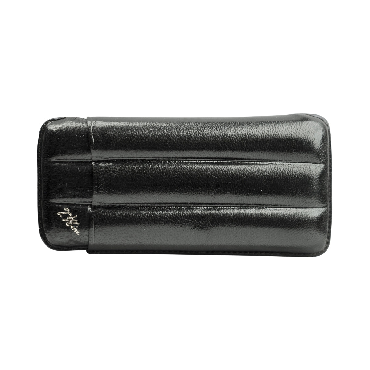T. Hine Cognac Sigari Custodia in pelle nera Retro Nuovo Portasigarette – Vista 3