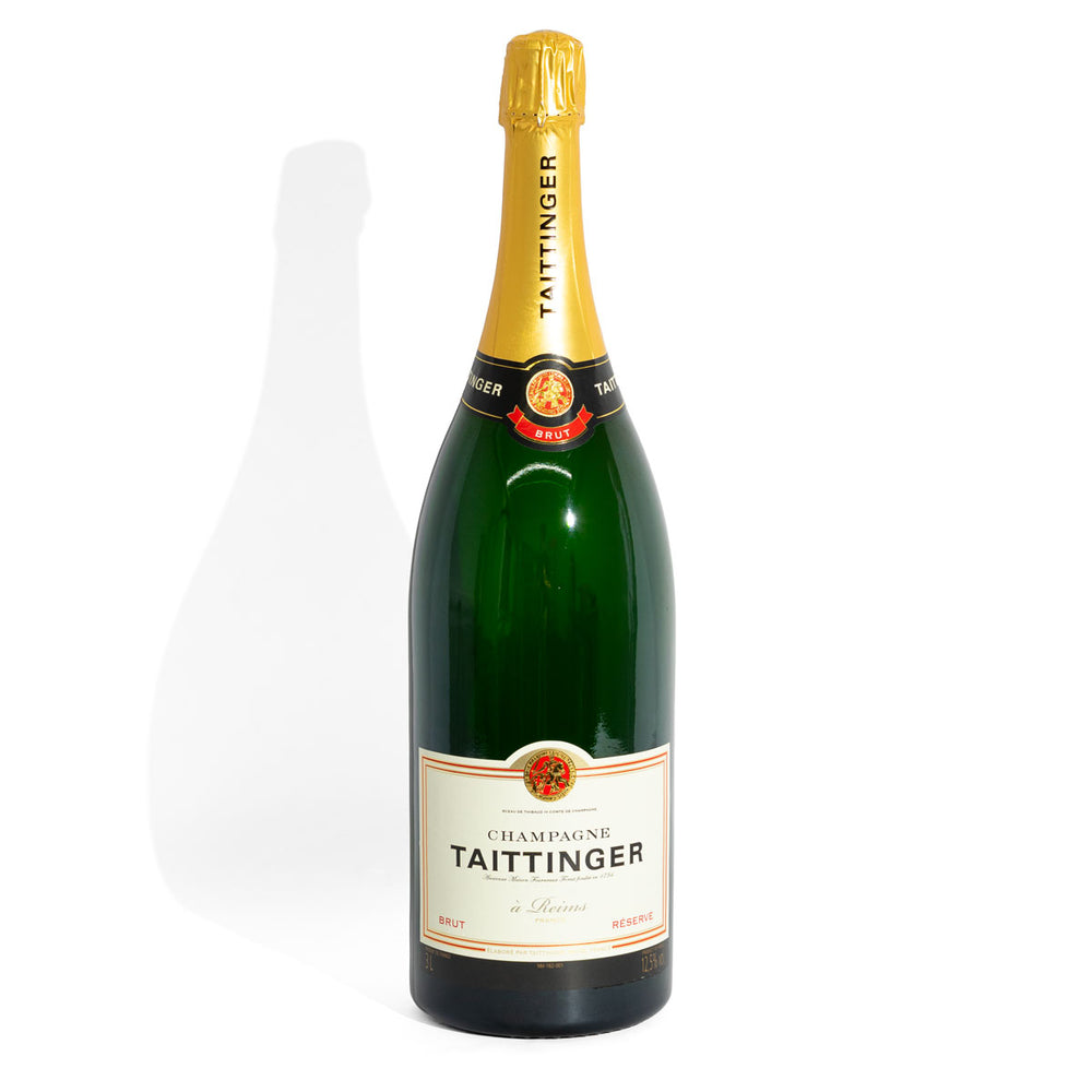 Champagne Taittinger 3 l BOTTIGLIA VUOTA Bottiglia decorativa Bottiglia vuota Brut
