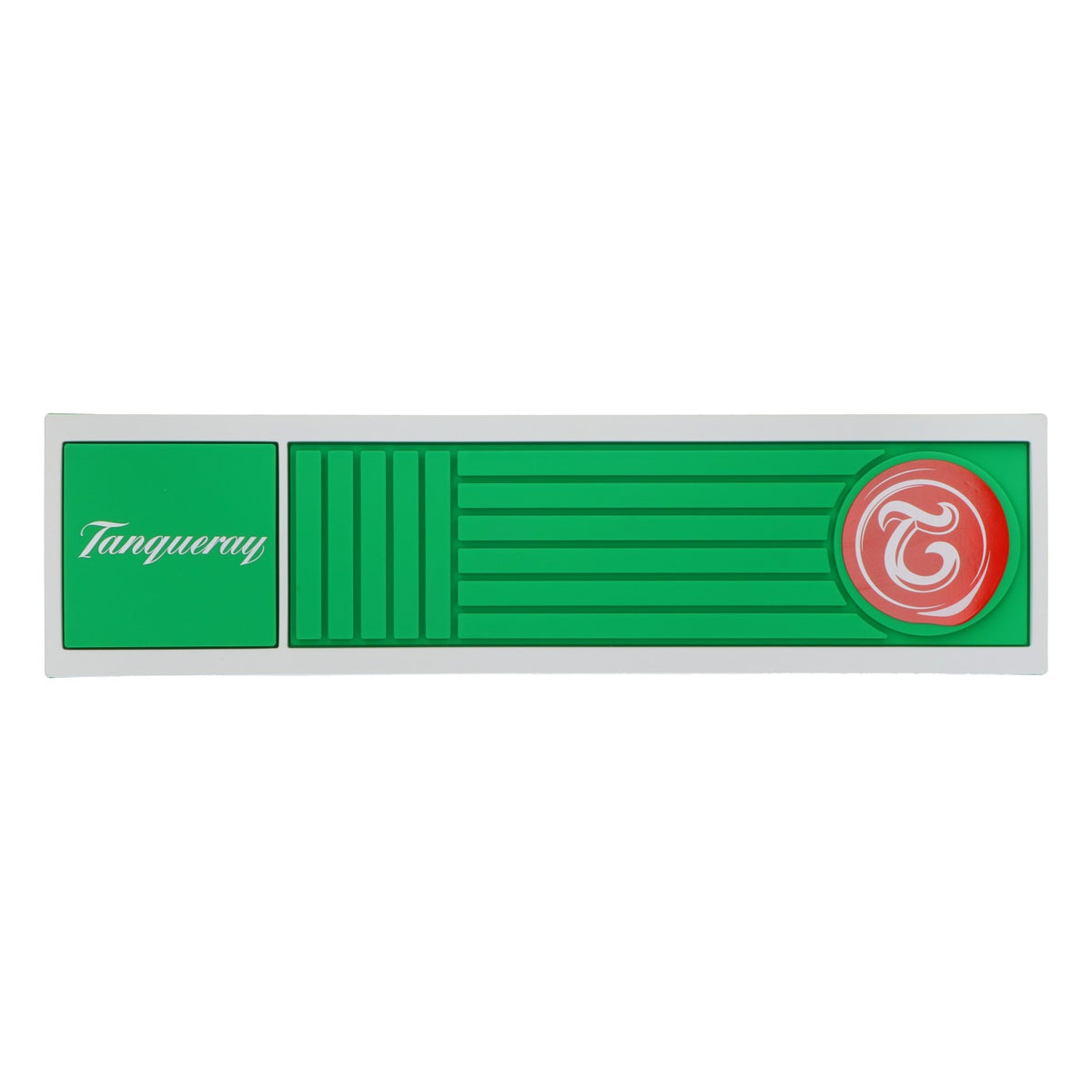 Tanqueray Gin Tappetino da bar verde-bianco Tappetino sgocciolatoio Accessori da bar