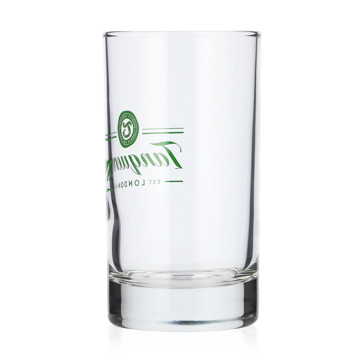 Bicchiere da gin Tanqueray da 0,15 l, tumbler con logo verde chiaro, bicchiere da whisky Old Fashioned Lowball – Vista 3