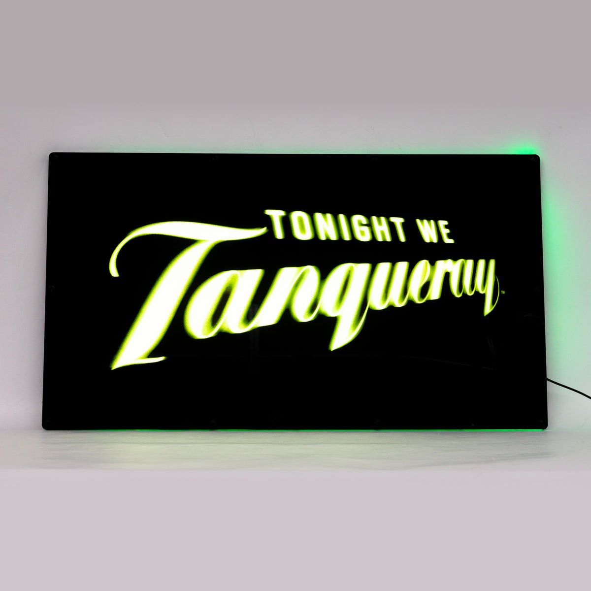 Tanqueray  Gin Insegna luminosa a LED "Tonight" Acrilico – Vista 4