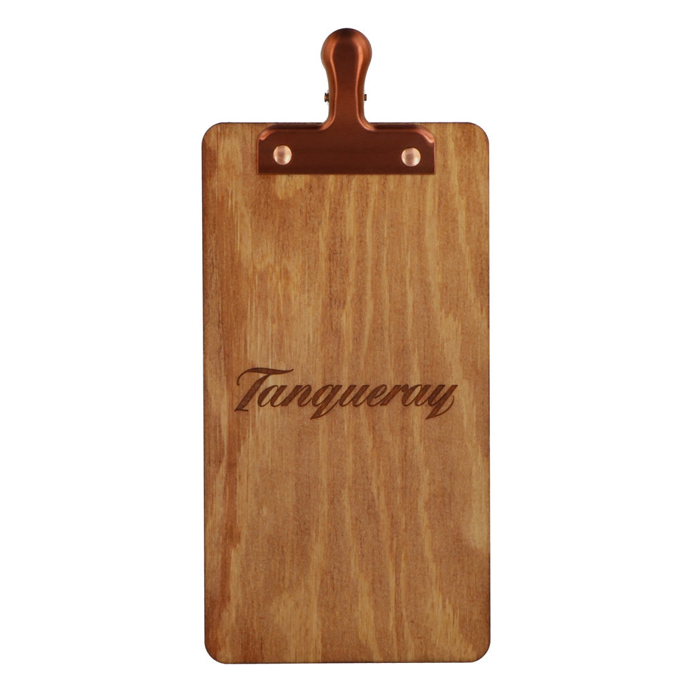 Tanqueray Gin Portamenu Portamenu in legno con fermaglio