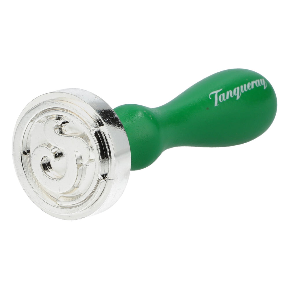 Tanqueray Gin Timbro Timbro sigillo in metallo con manico in legno verde