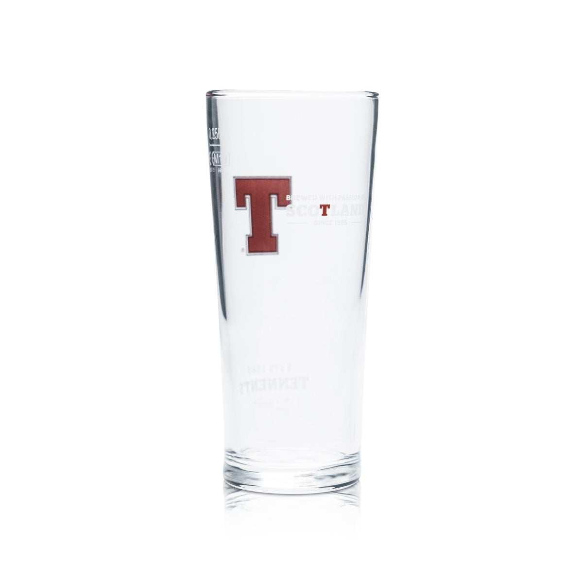 6 bicchieri da birra Tennent's 0,25 l, forma a coppa, calibrati, per uso gastronomico, Beer Wellpark Brew – Vista 4