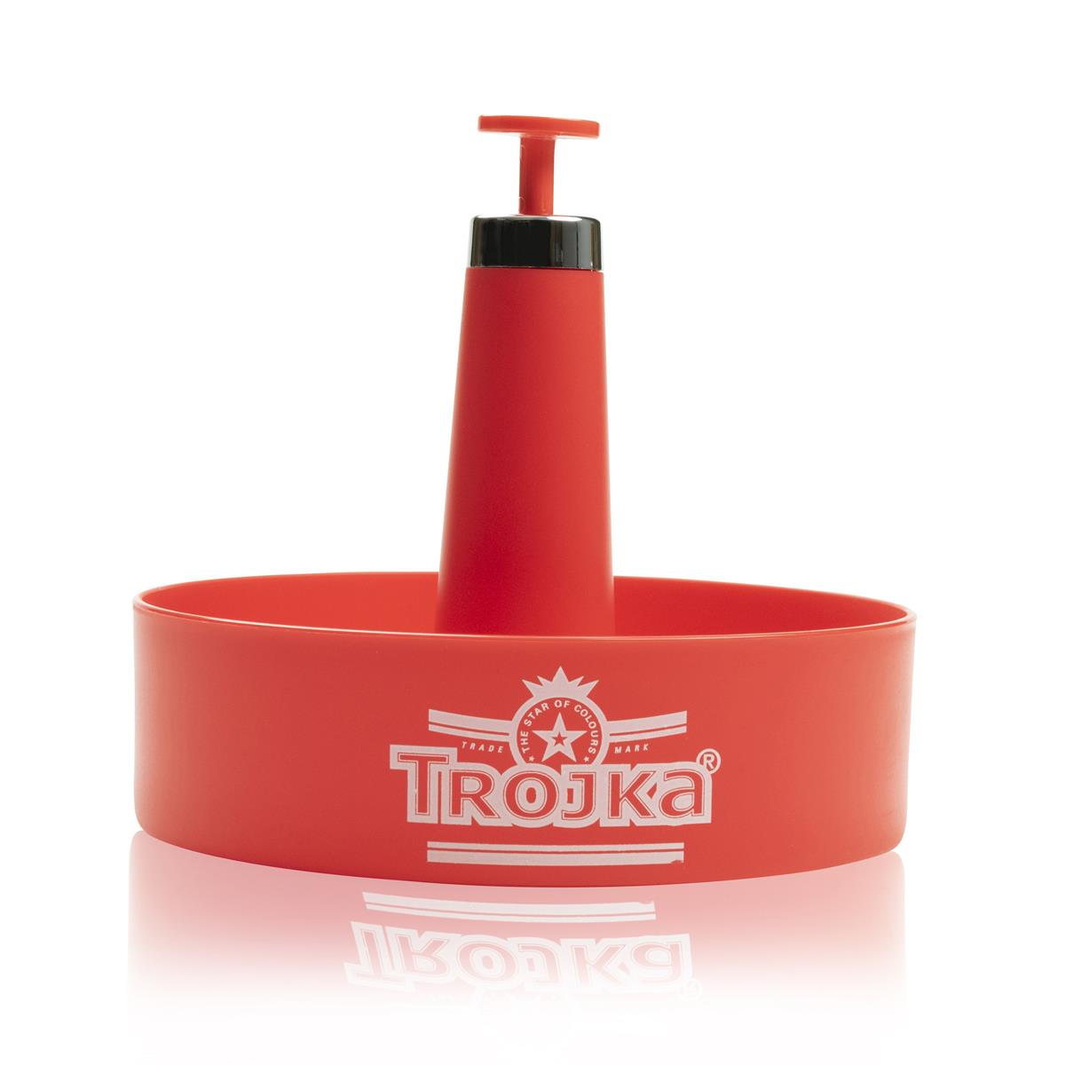 Trojka Vodka Vassoio Bicchierini da shot Carosello rosso rotondo con supporto