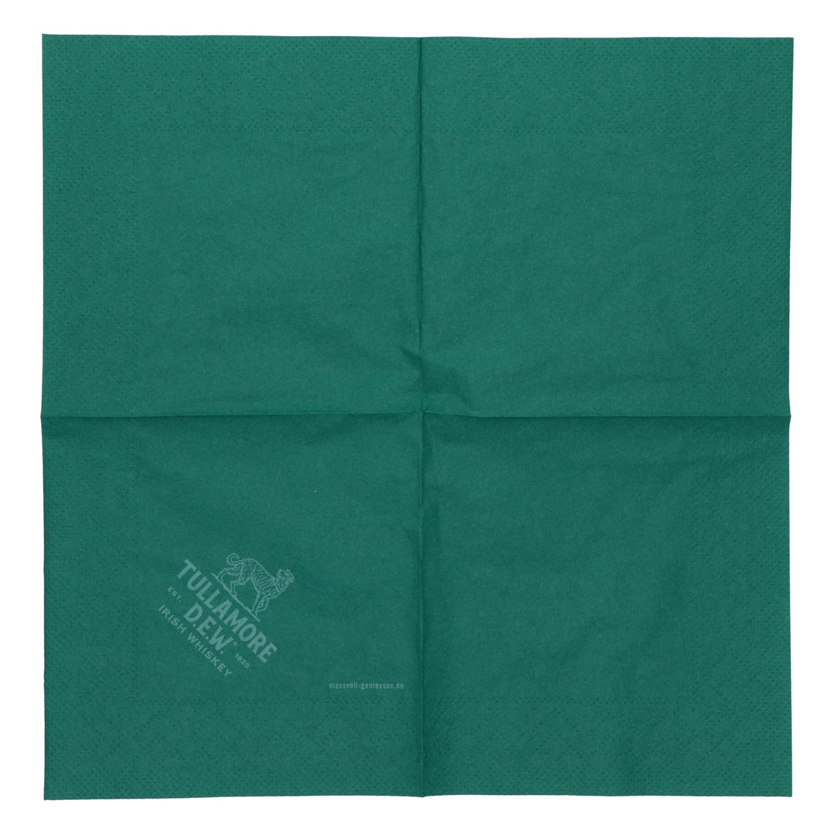 Tovaglioli Tullamore Dew Whiskey, nuovi, di carta, verdi – Vista 3