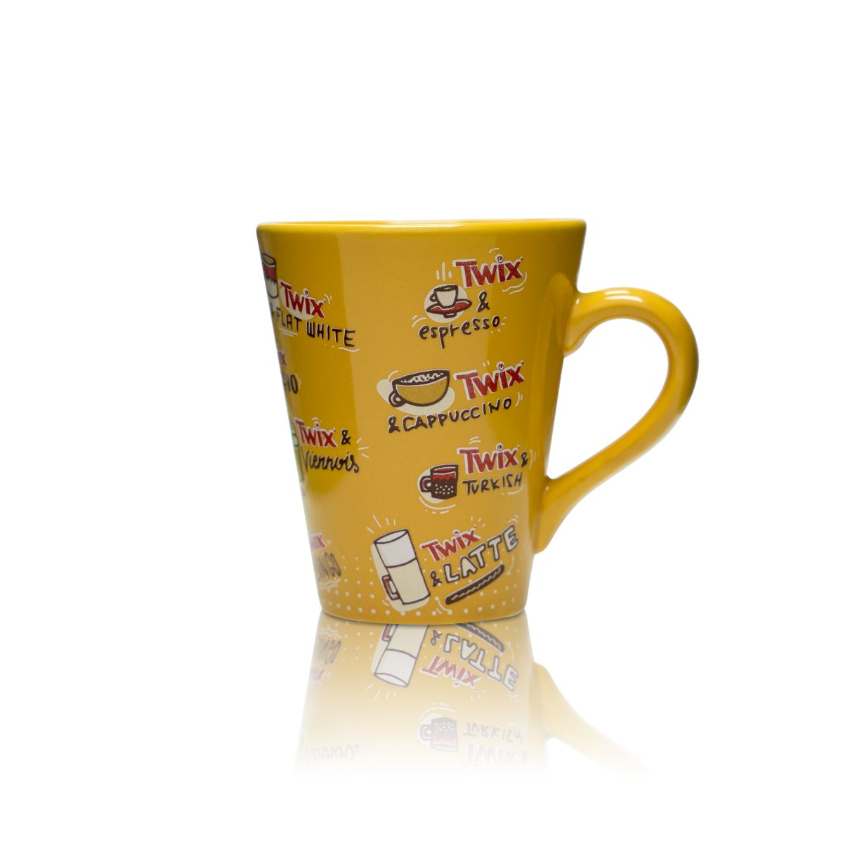 Twix  Tazza da caffè in vetro 0,28 l Tazza da tè Tazza da cioccolata calda Stoviglie