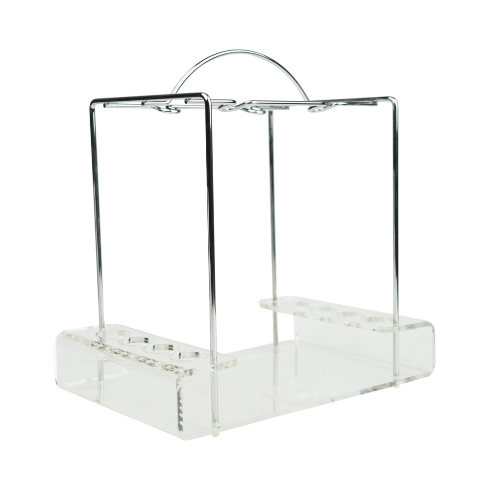 Underberg Vassoio portabottiglie per 8 bottiglie + 4 bicchieri Glorifier Display Bar