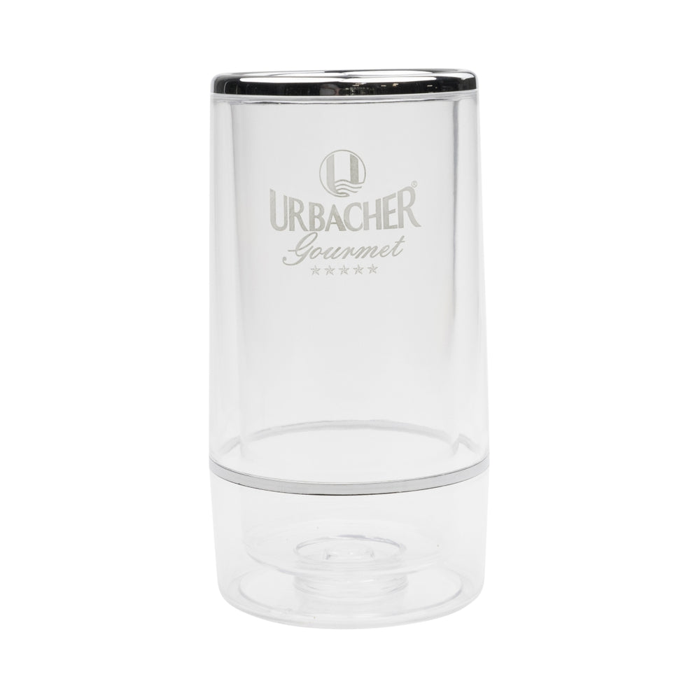 Urbacher Wasser Raffredda bottiglie Contenitore per cubetti di ghiaccio Conferenza 1 bottiglia trasparente