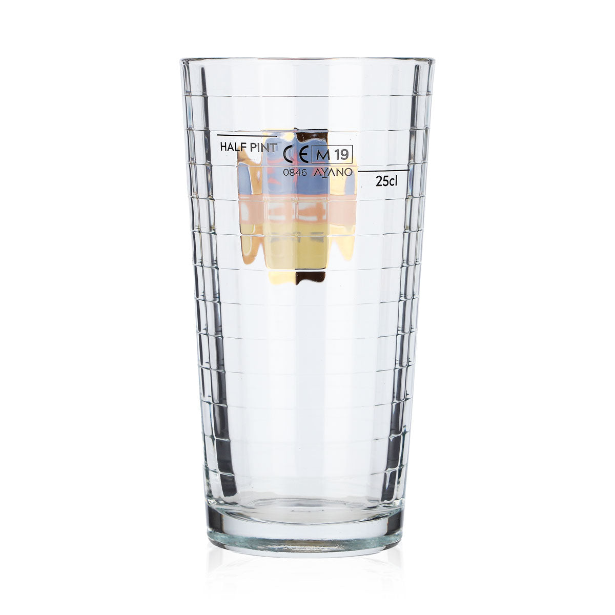 Bicchiere da birra Vedett da 0,33 l, blu/giallo, modello "Extra" – Vista 3