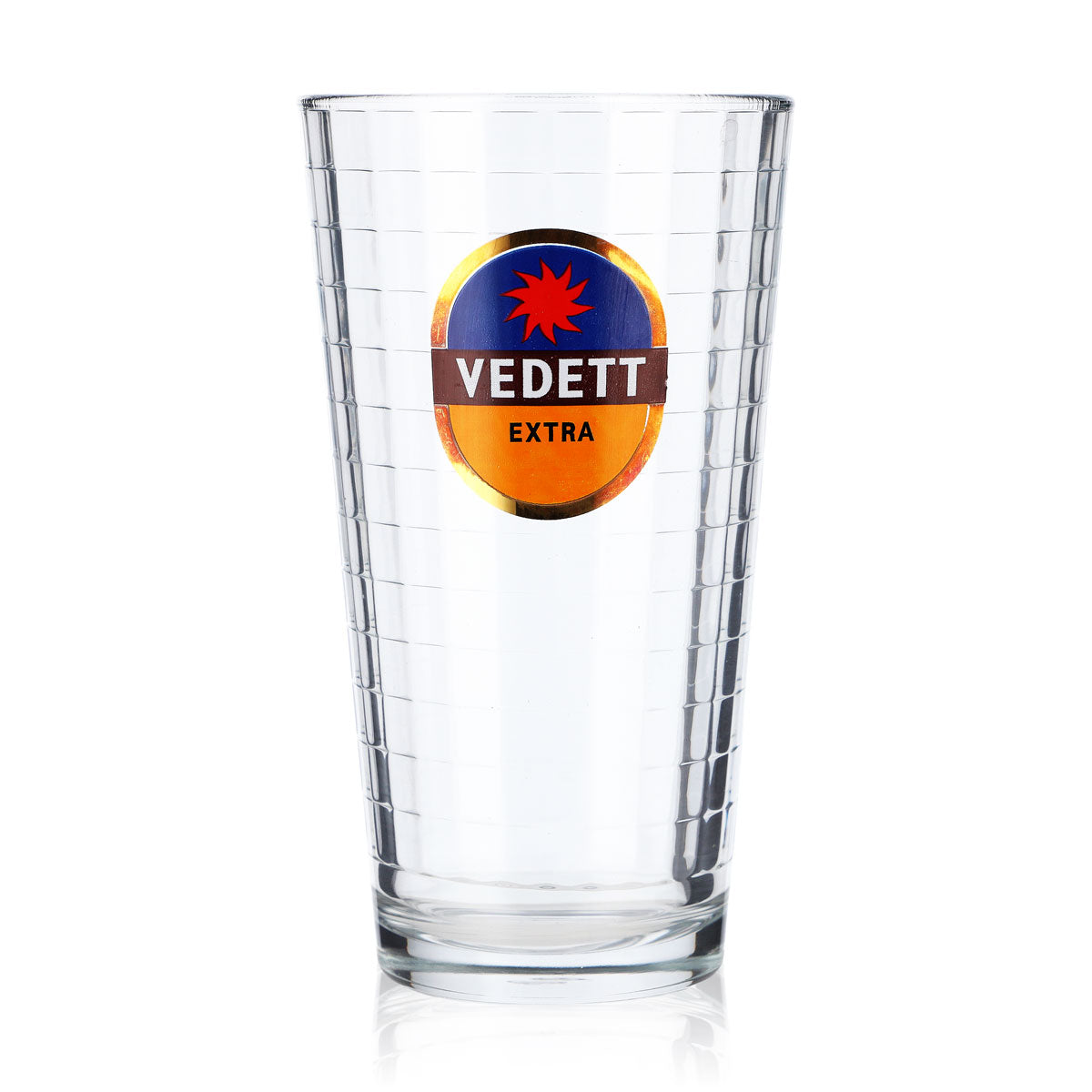 Bicchieri da birra Vedett 0,33 l Belgium Craft "Extra" blu/arancione