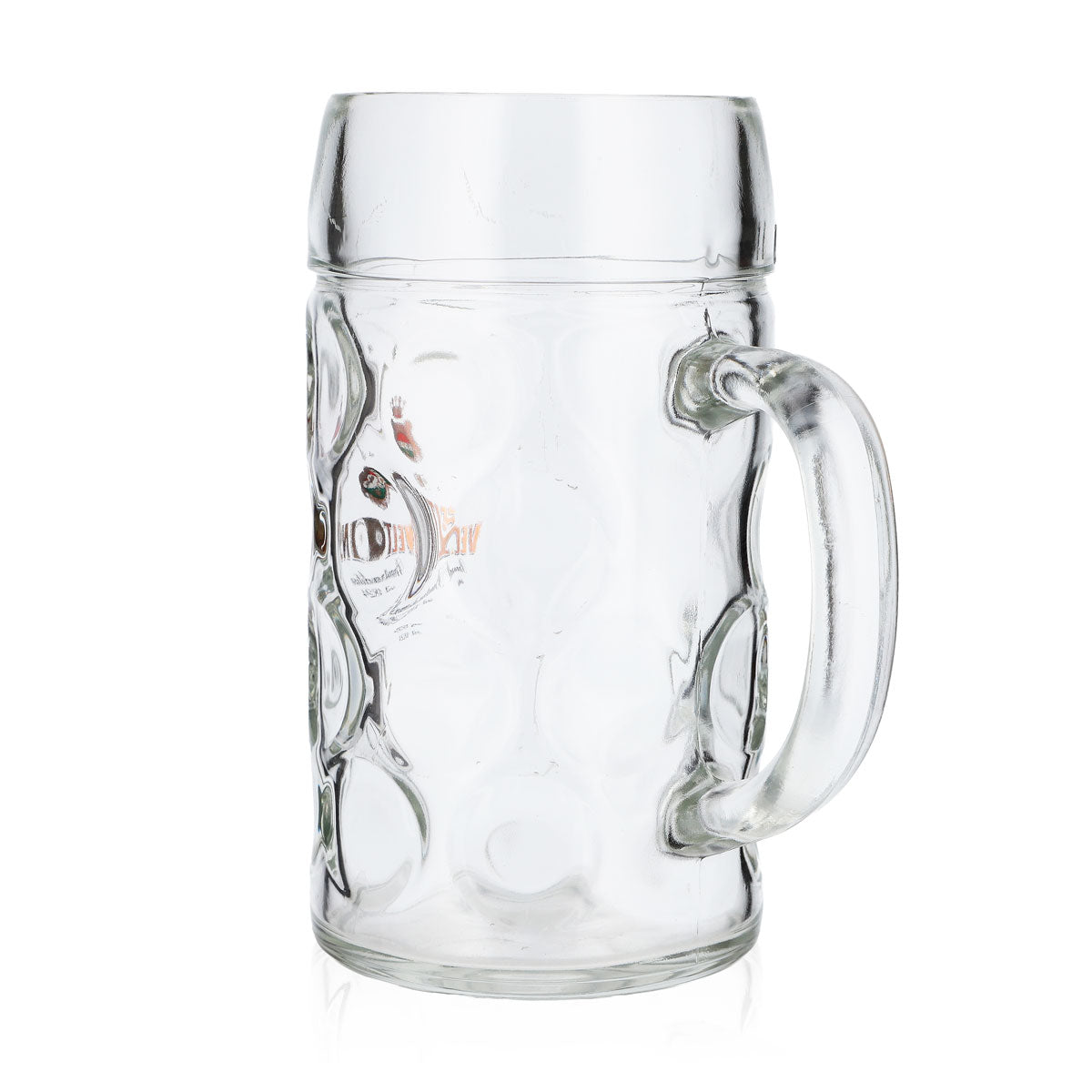 Bicchiere da birra Veltins da 1 l, boccale da birra, modello Kontur, merce di seconda scelta, usato, boccale da birra, Seidel, Humpen – Vista 4