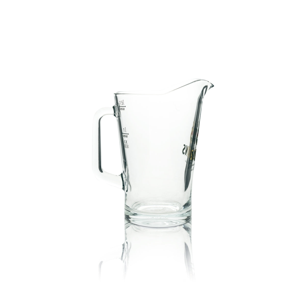Boccale da birra Veltins 1,5 l Rastal con beccuccio Caraffa in vetro 1500 ml Bicchiere da birra – Vista 2