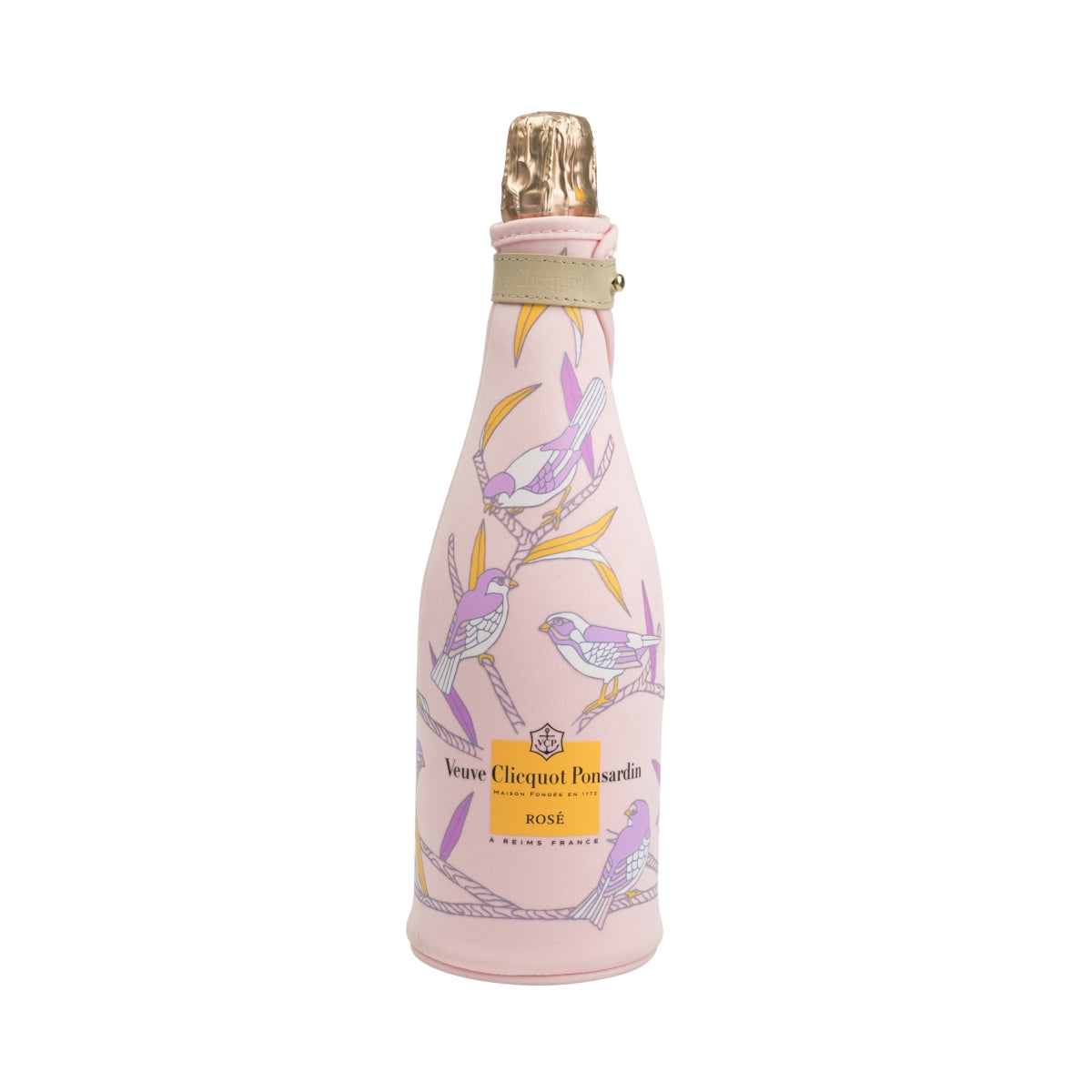 Copri bottiglia per champagne Veuve Clicquot Rose Flowers Ice Jacket