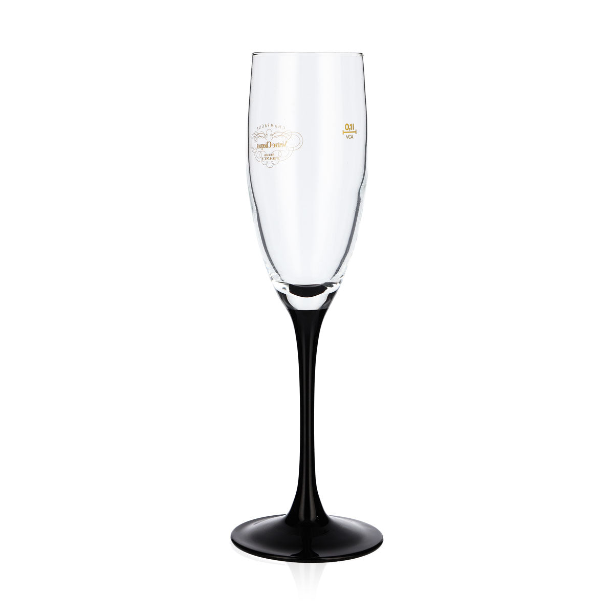 Bicchiere da champagne Veuve Clicquot edizione speciale 0,1 l flûte con base nera – Vista 3
